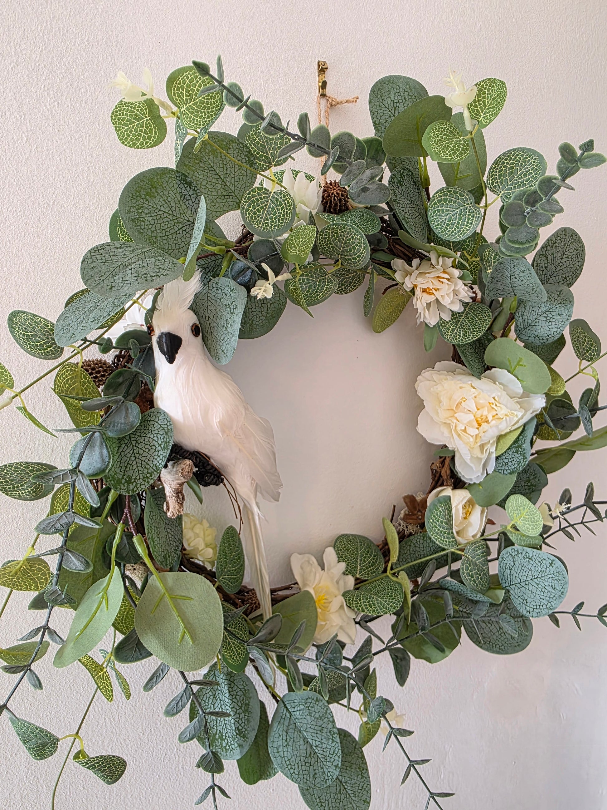 Couronne de porte été "Perla Verde"