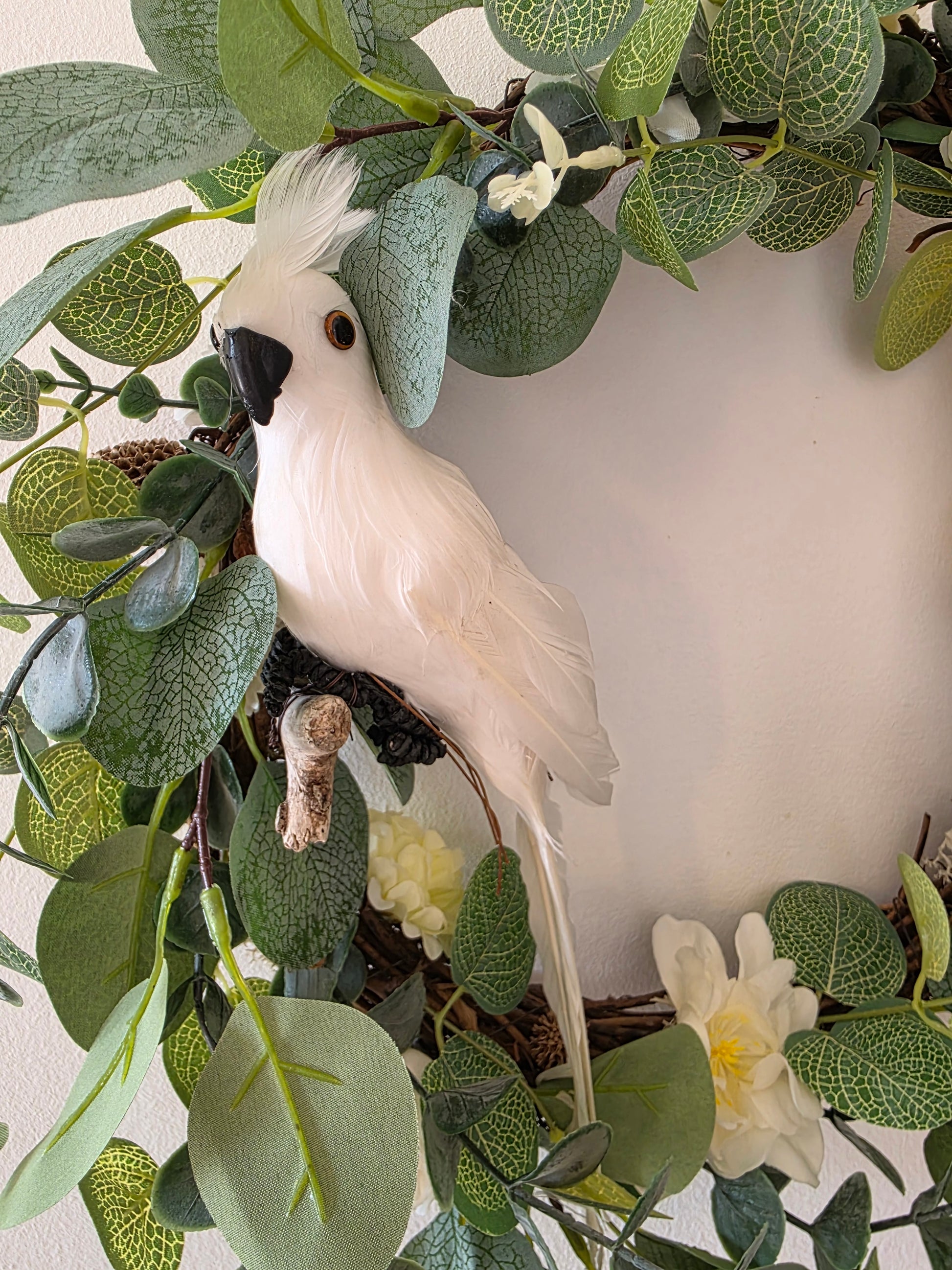 Couronne de porte été "Perla Verde"