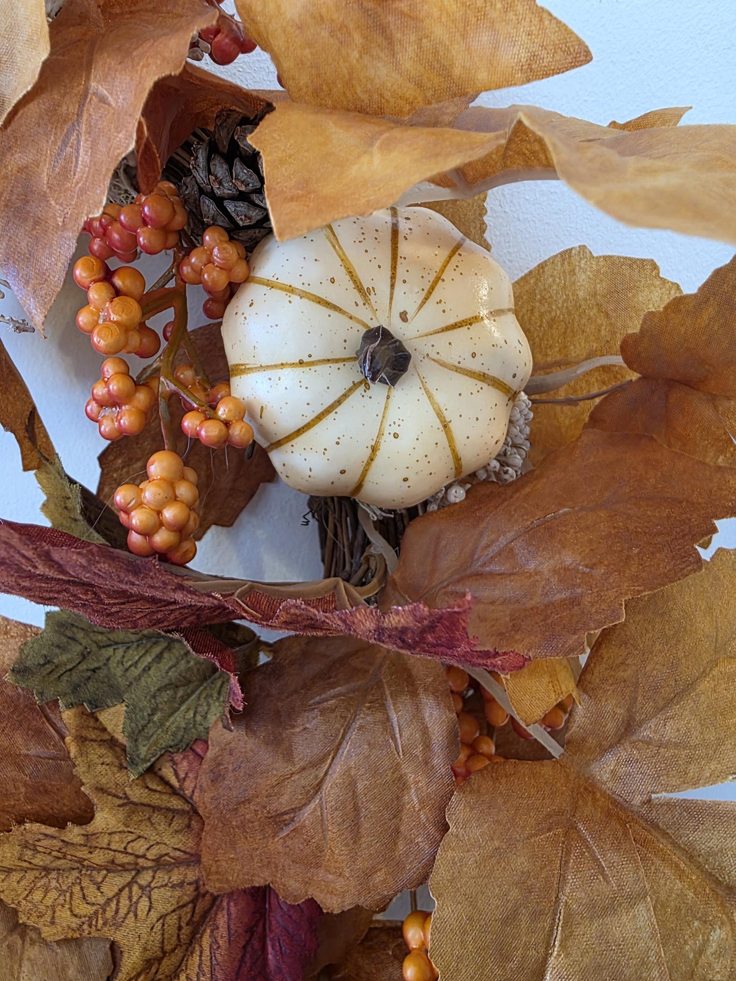 Couronne "Sous le soleil d'automne"