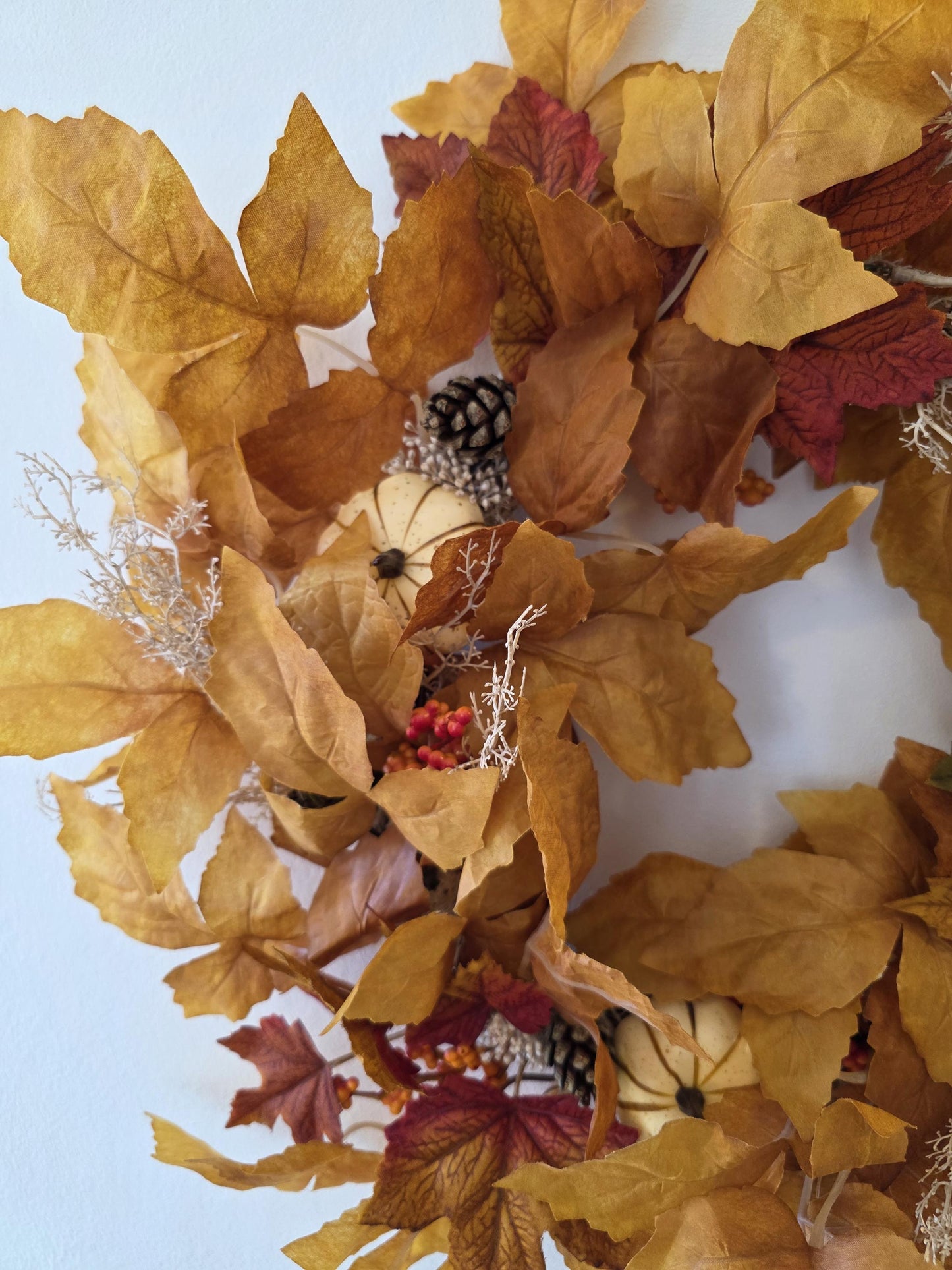 Couronne "Sous le soleil d'automne"