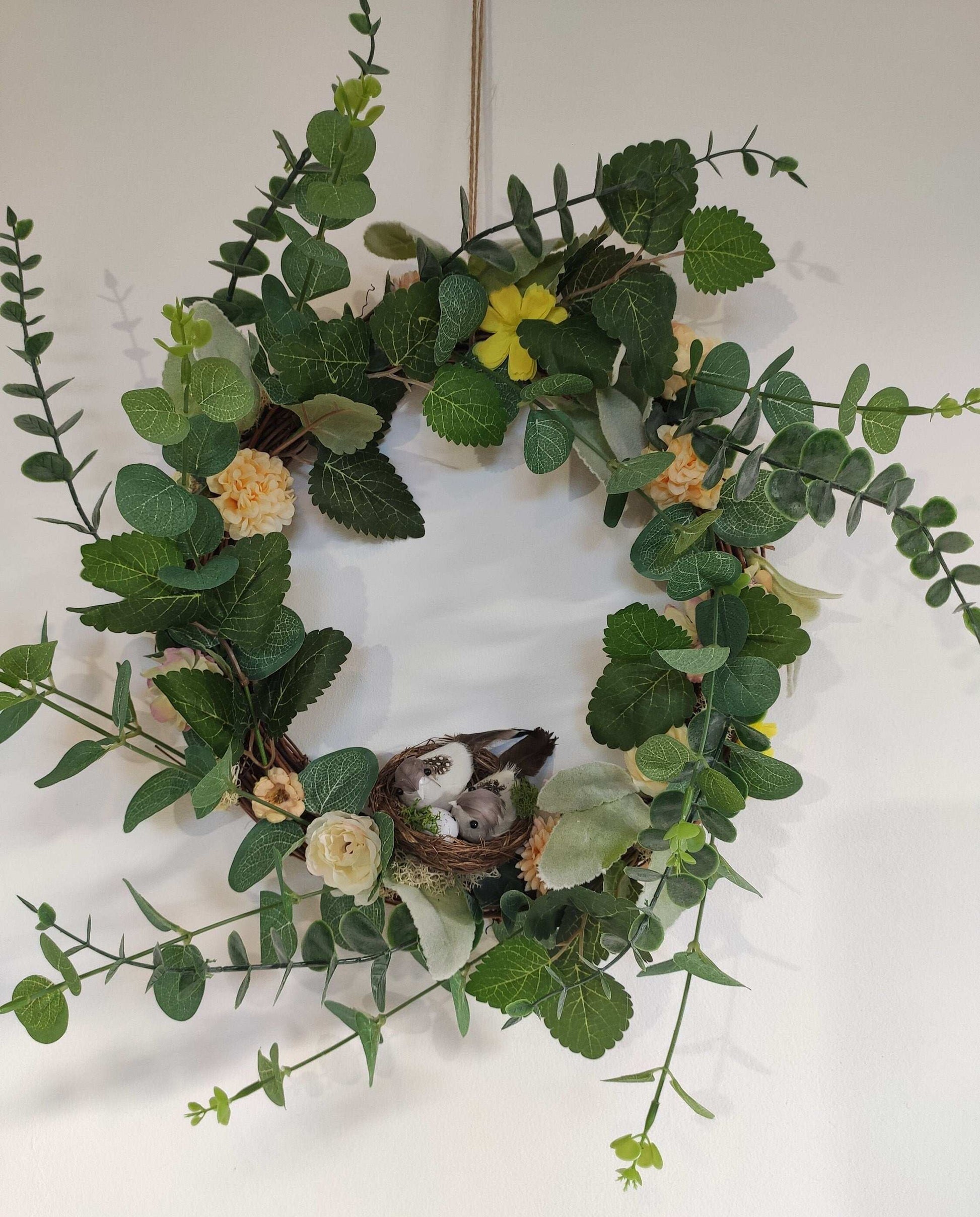 Couronne de porte - Fluffy Yellow