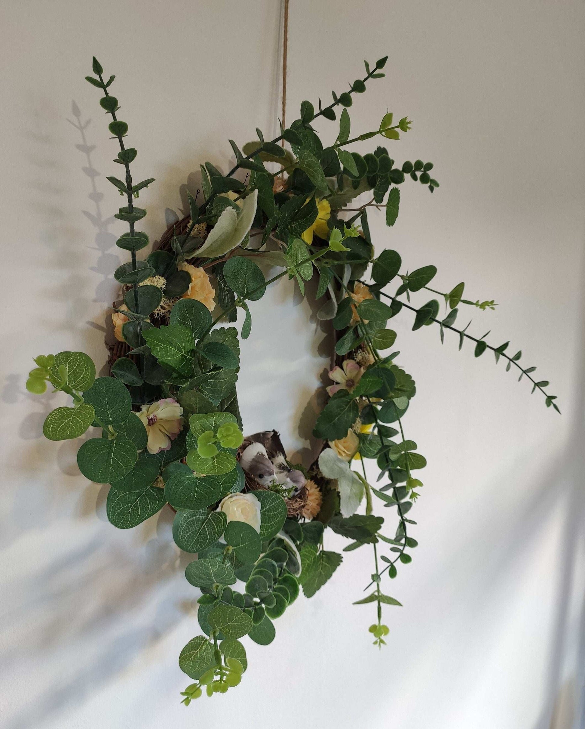 Couronne de porte - Fluffy Yellow