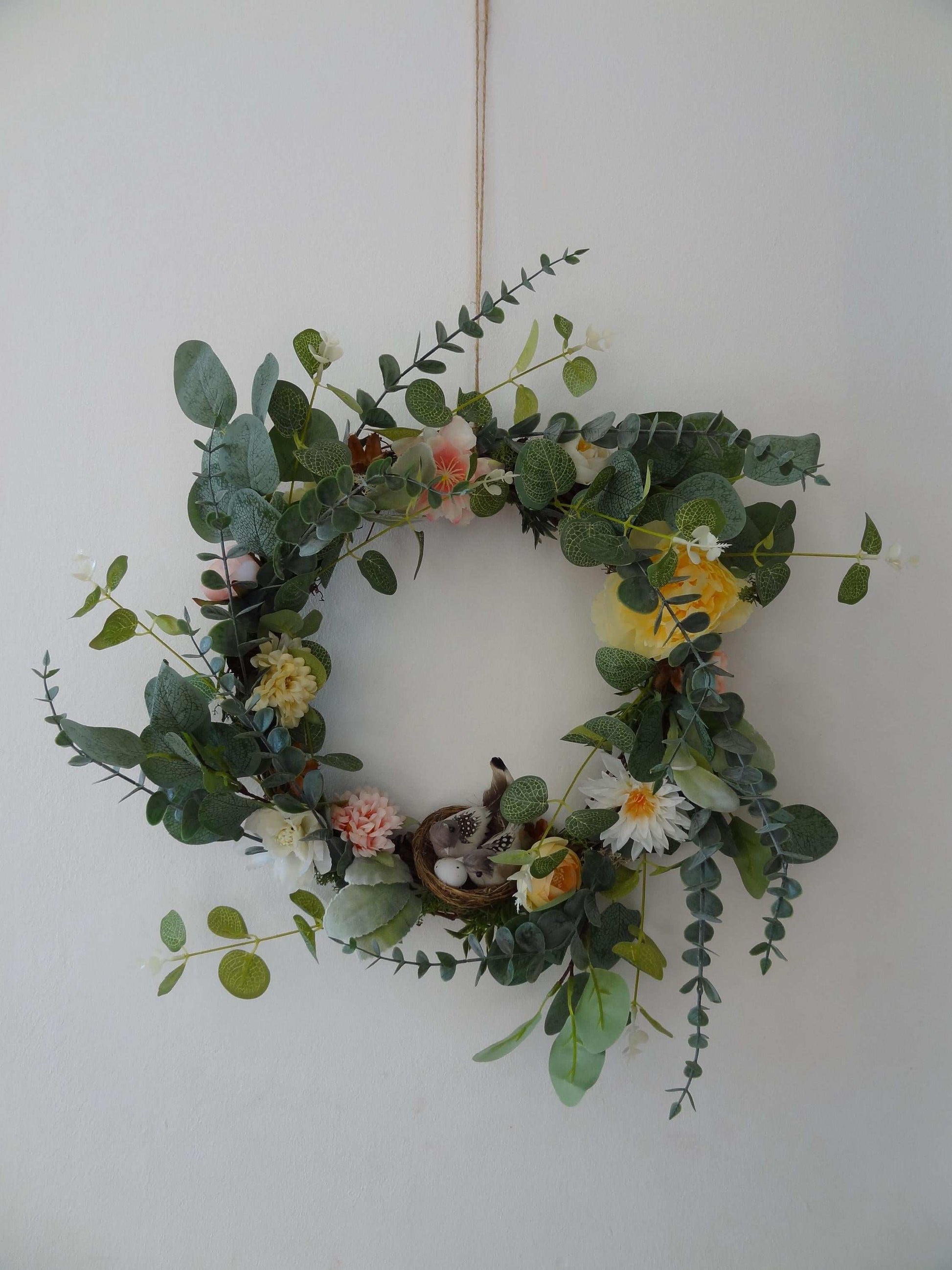 Couronne de porte personnalisée pour Isabelle