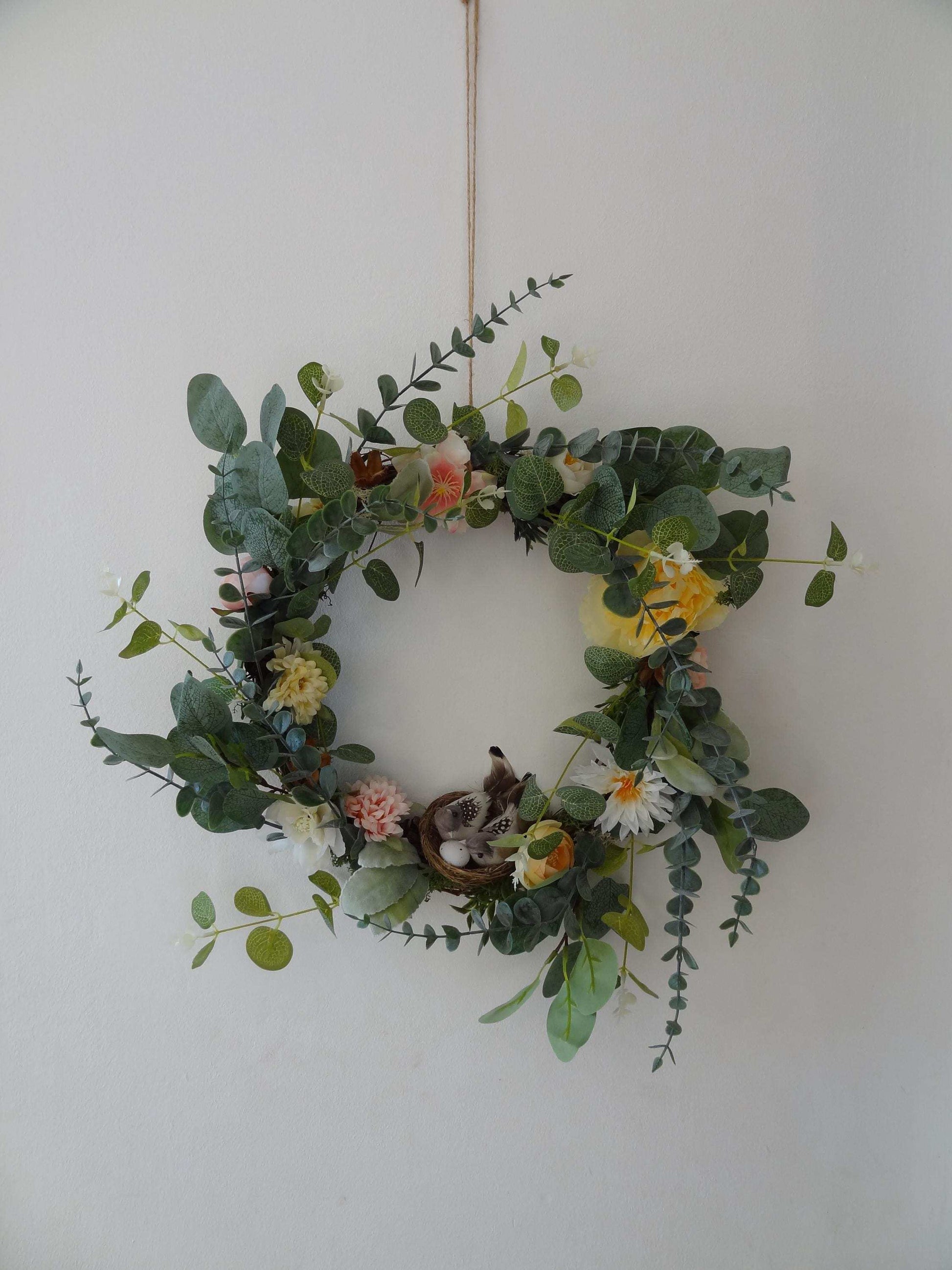 Couronne de porte personnalisée pour Isabelle