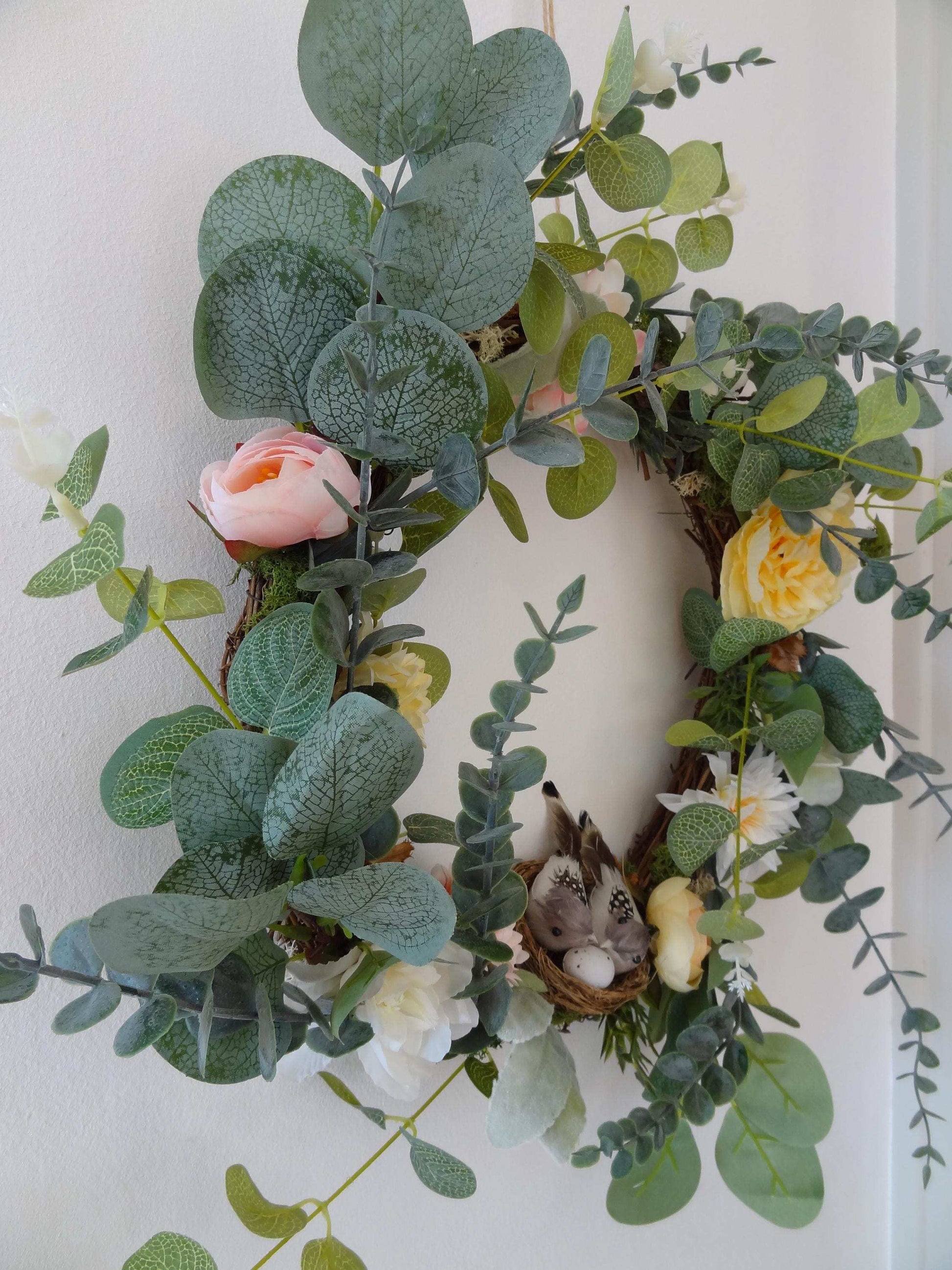 Couronne de porte personnalisée pour Isabelle