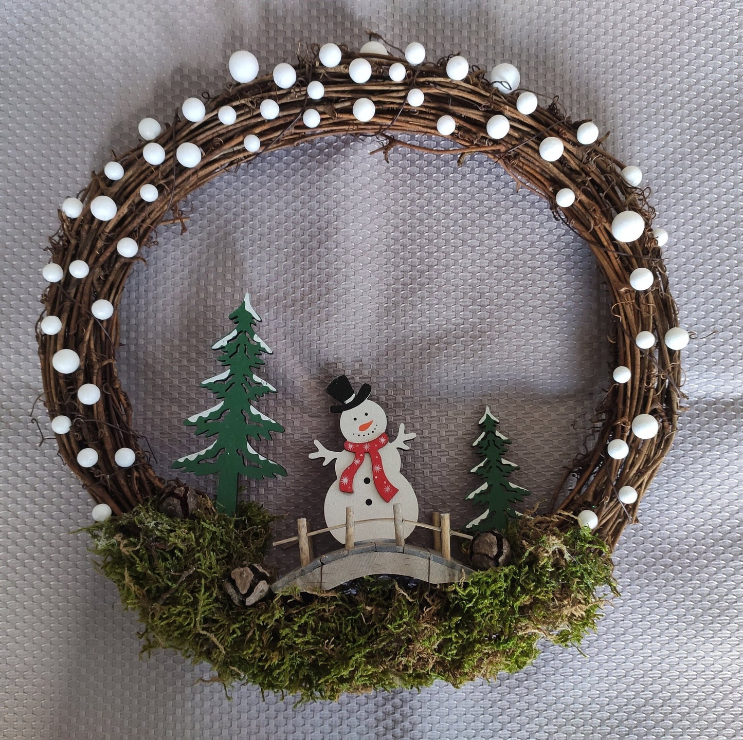 Couronne "Bonhomme de Neige"