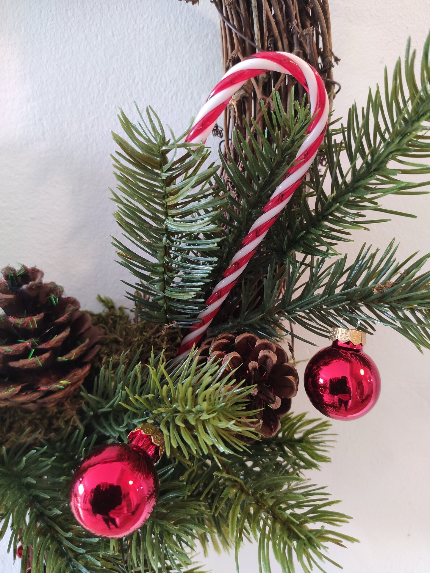 Couronne de Noël "Mon sucre d'orge"