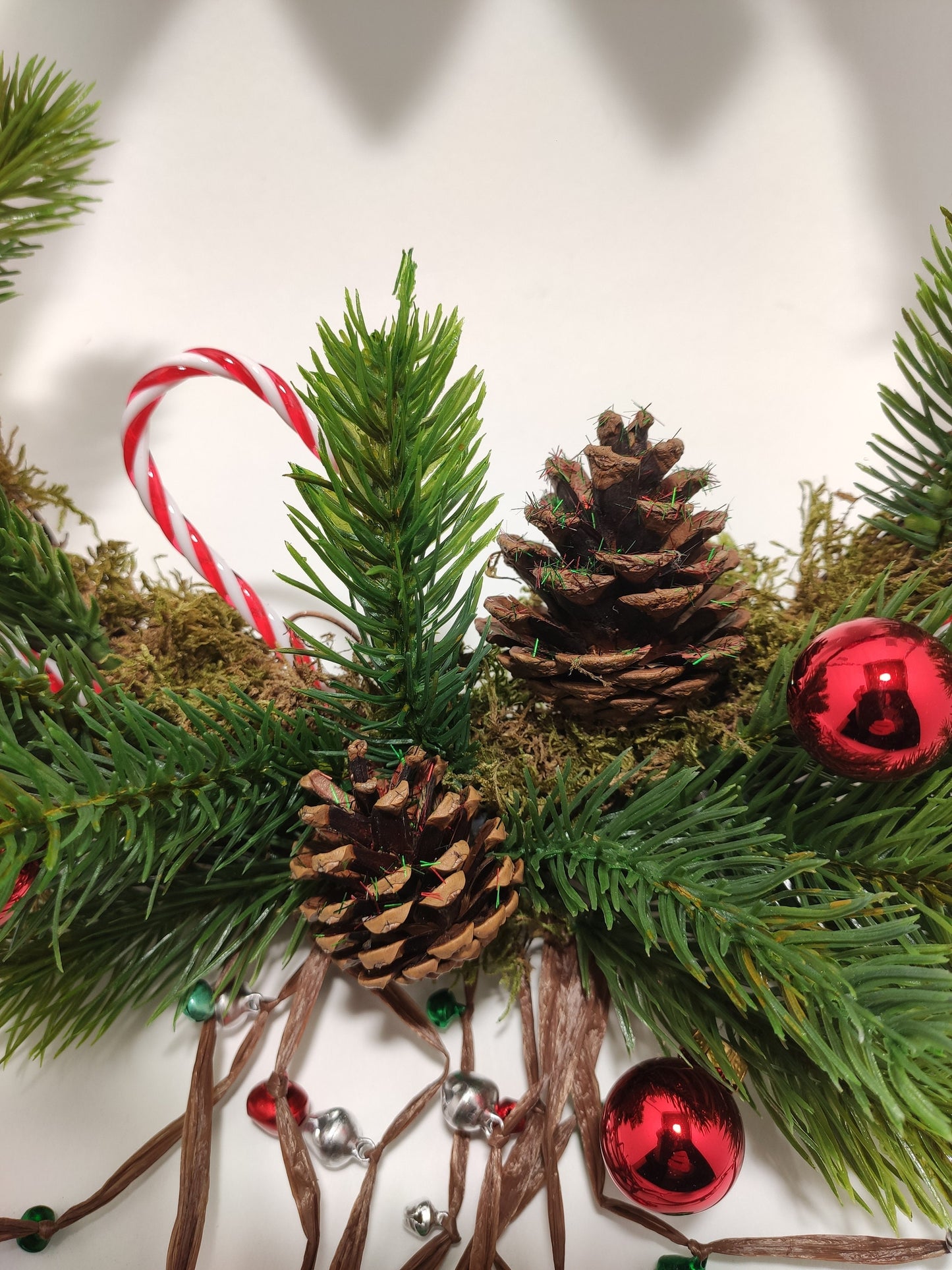 Couronne de Noël "Mon sucre d'orge"