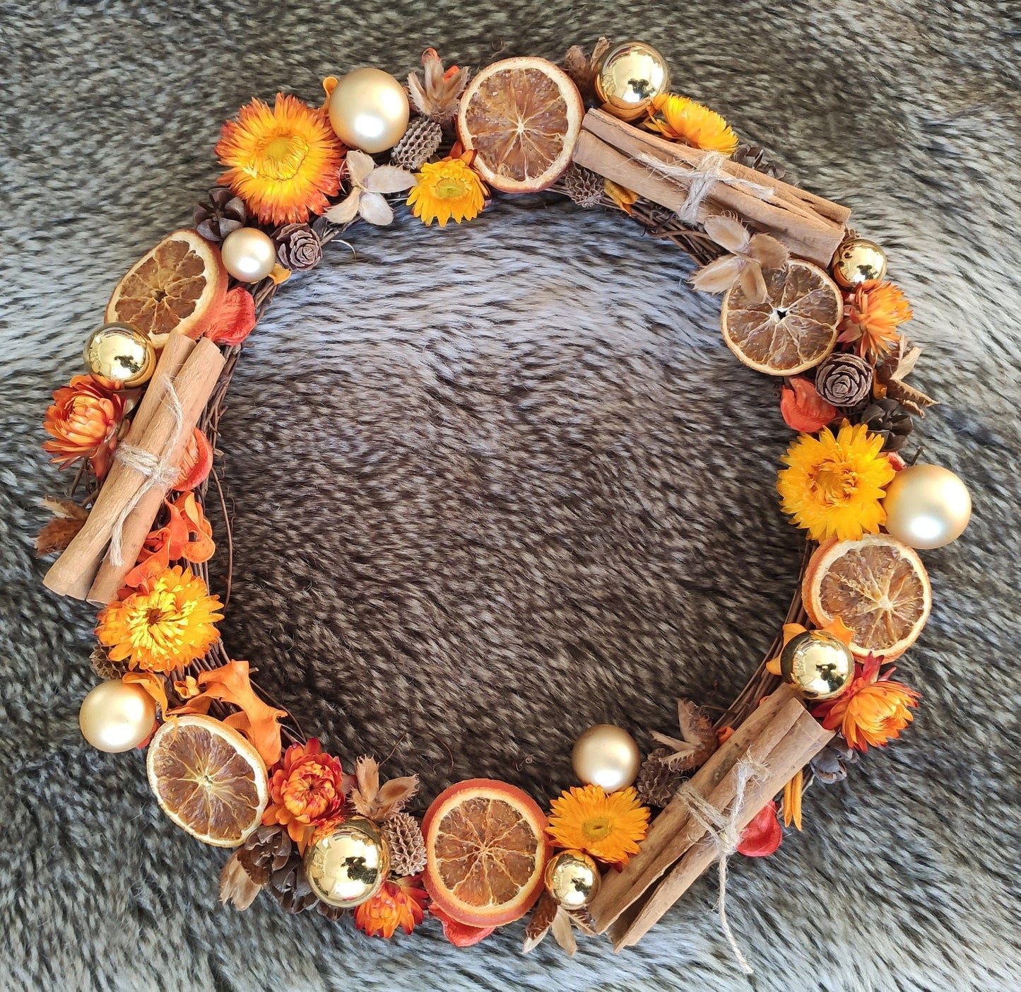 Couronne "Orange épicée"