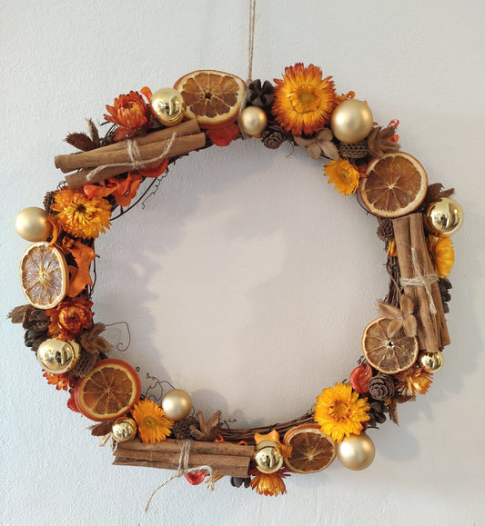 Couronne "Orange épicée"