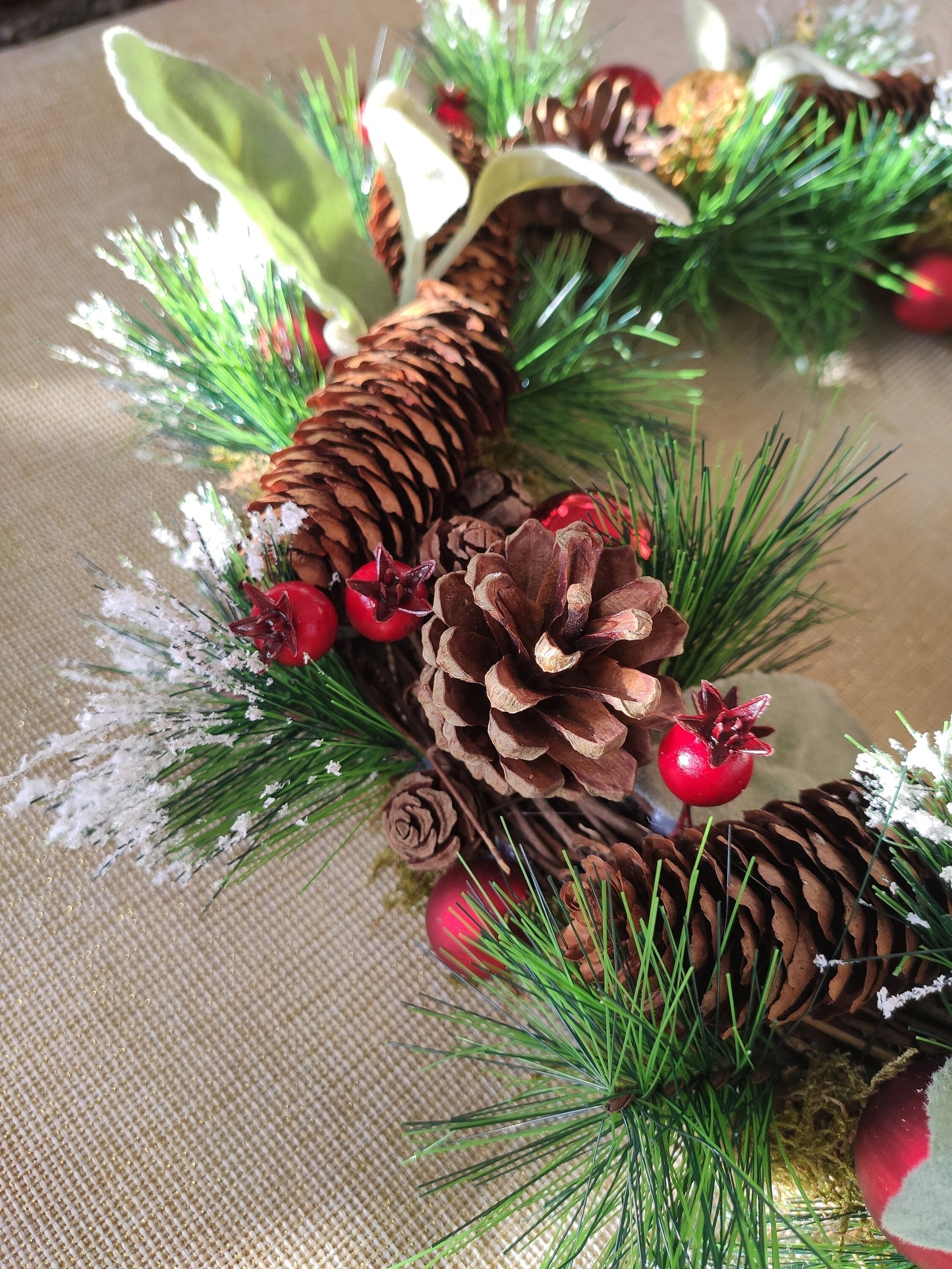 Couronne "Premières Neiges"