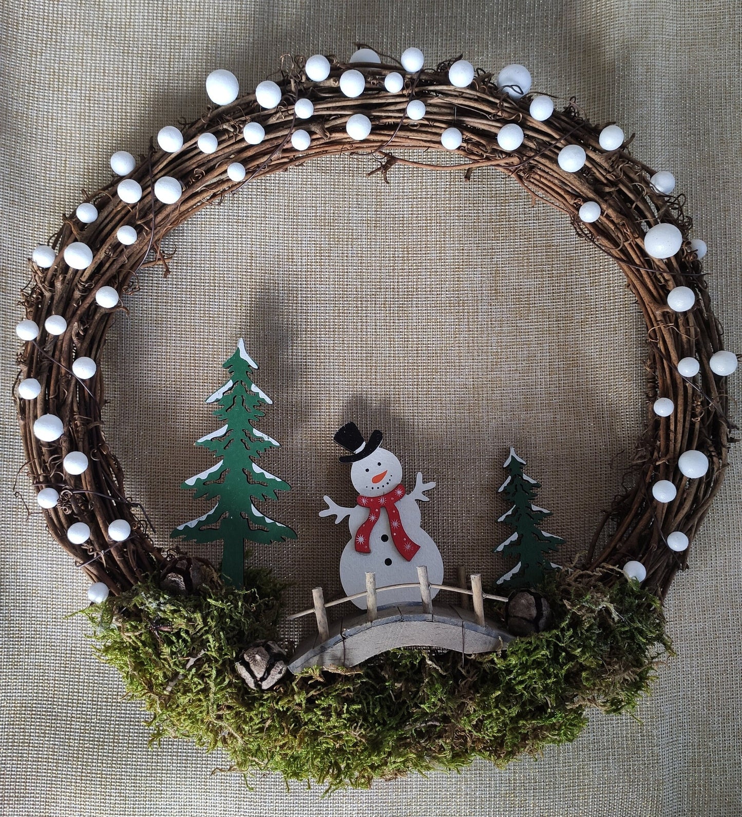 Couronne "Bonhomme de Neige"