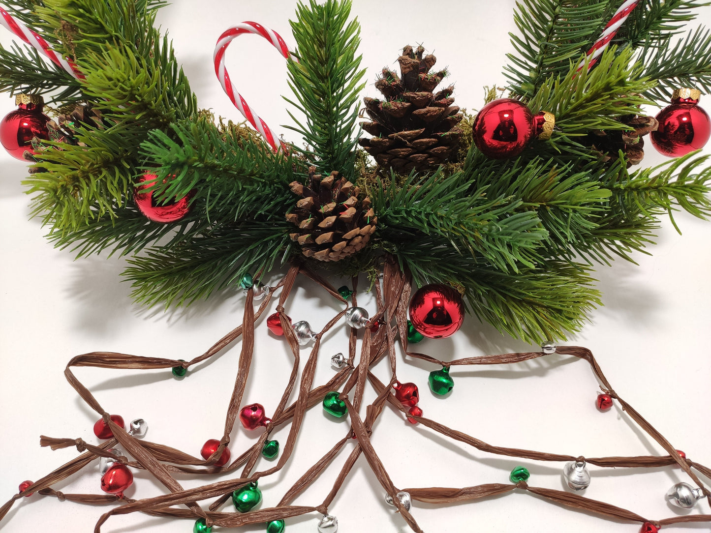 Couronne de Noël "Mon sucre d'orge"