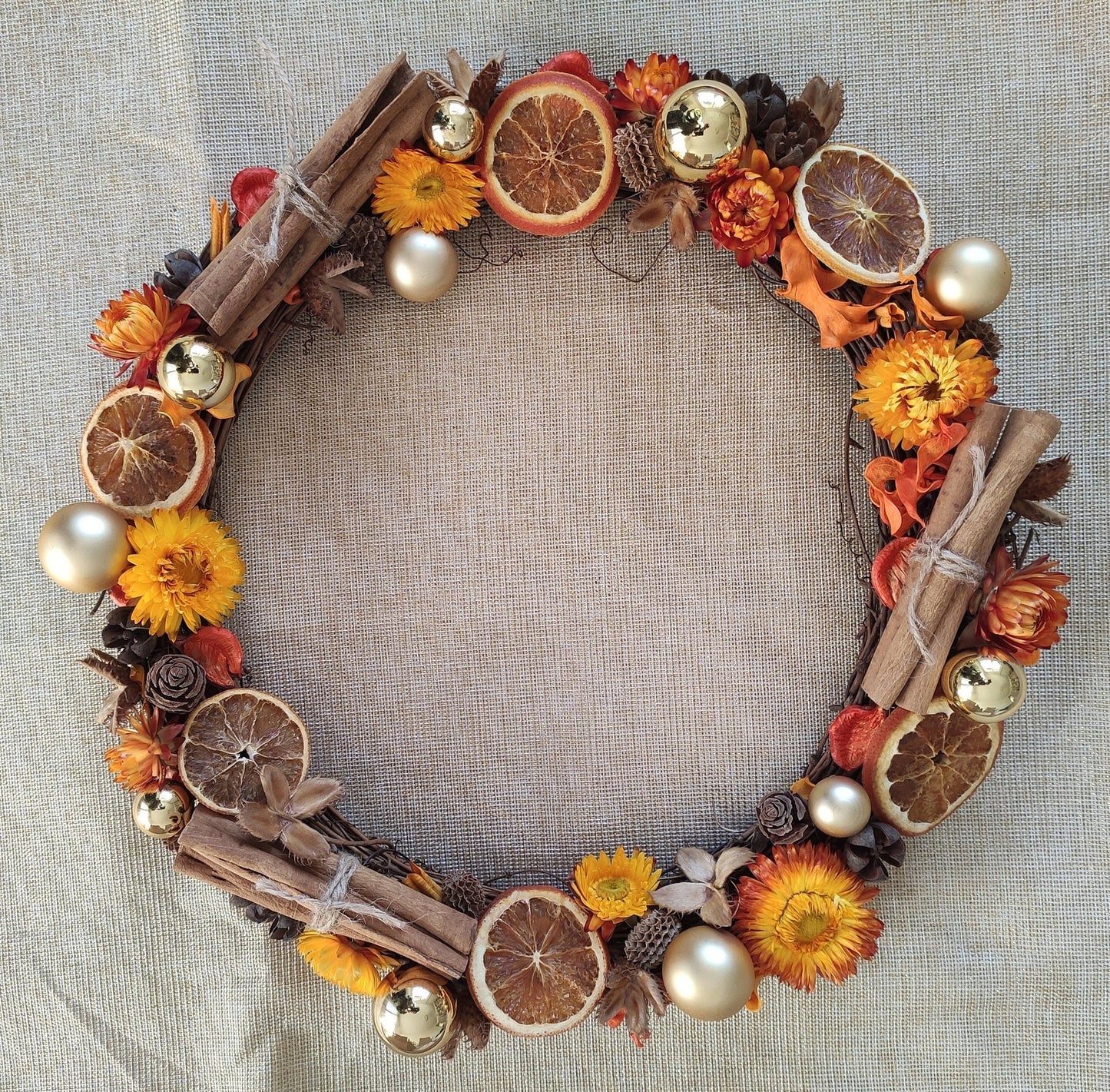 Couronne "Orange épicée"