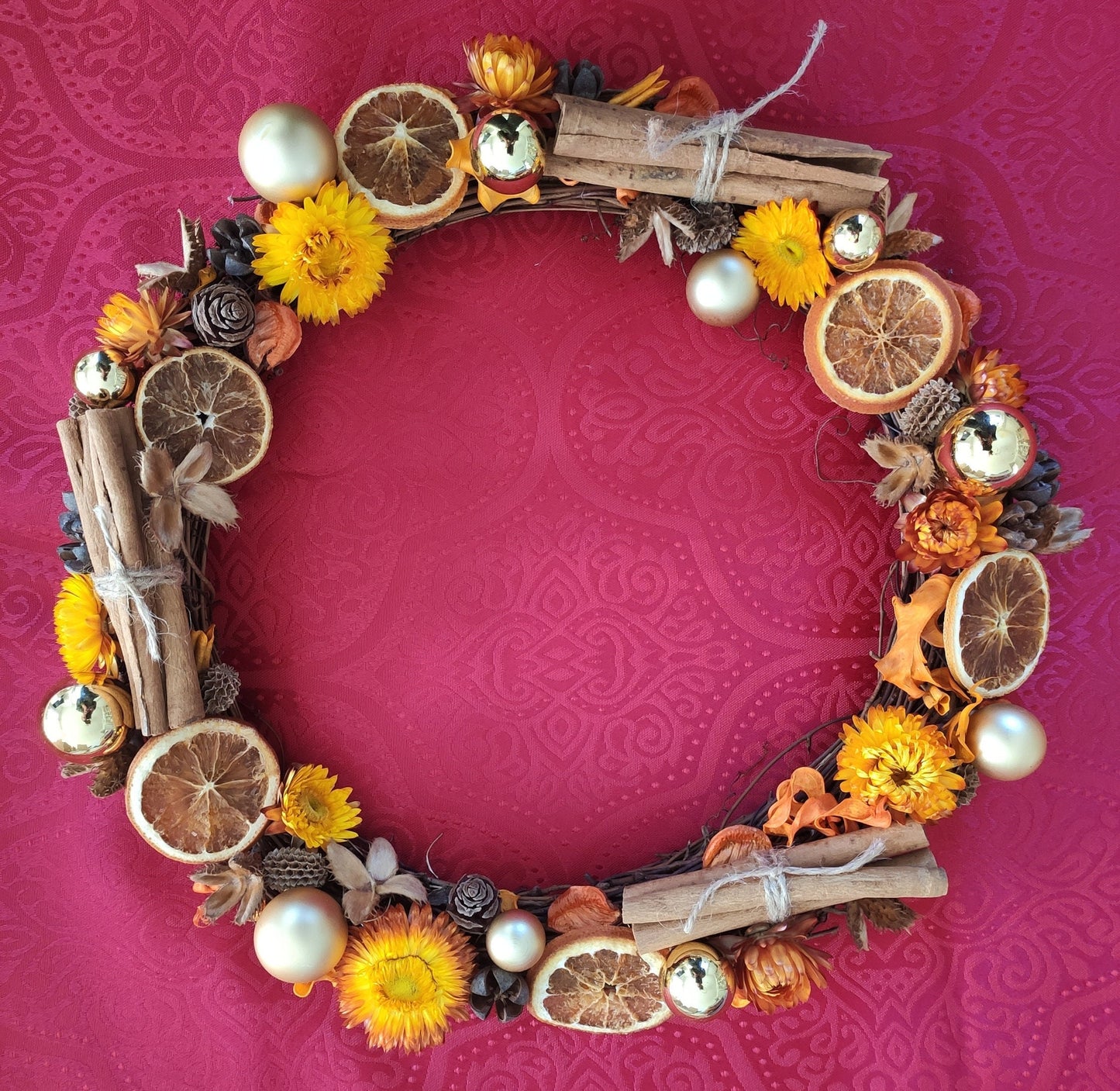 Couronne "Orange épicée"