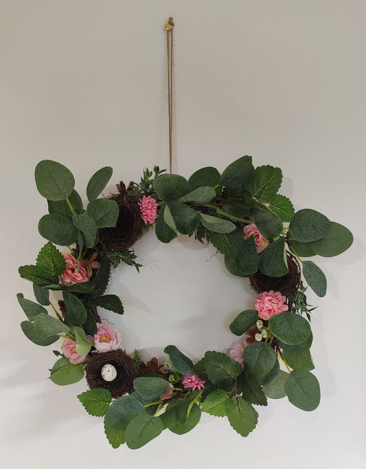 Couronne de porte - Douceur printanière