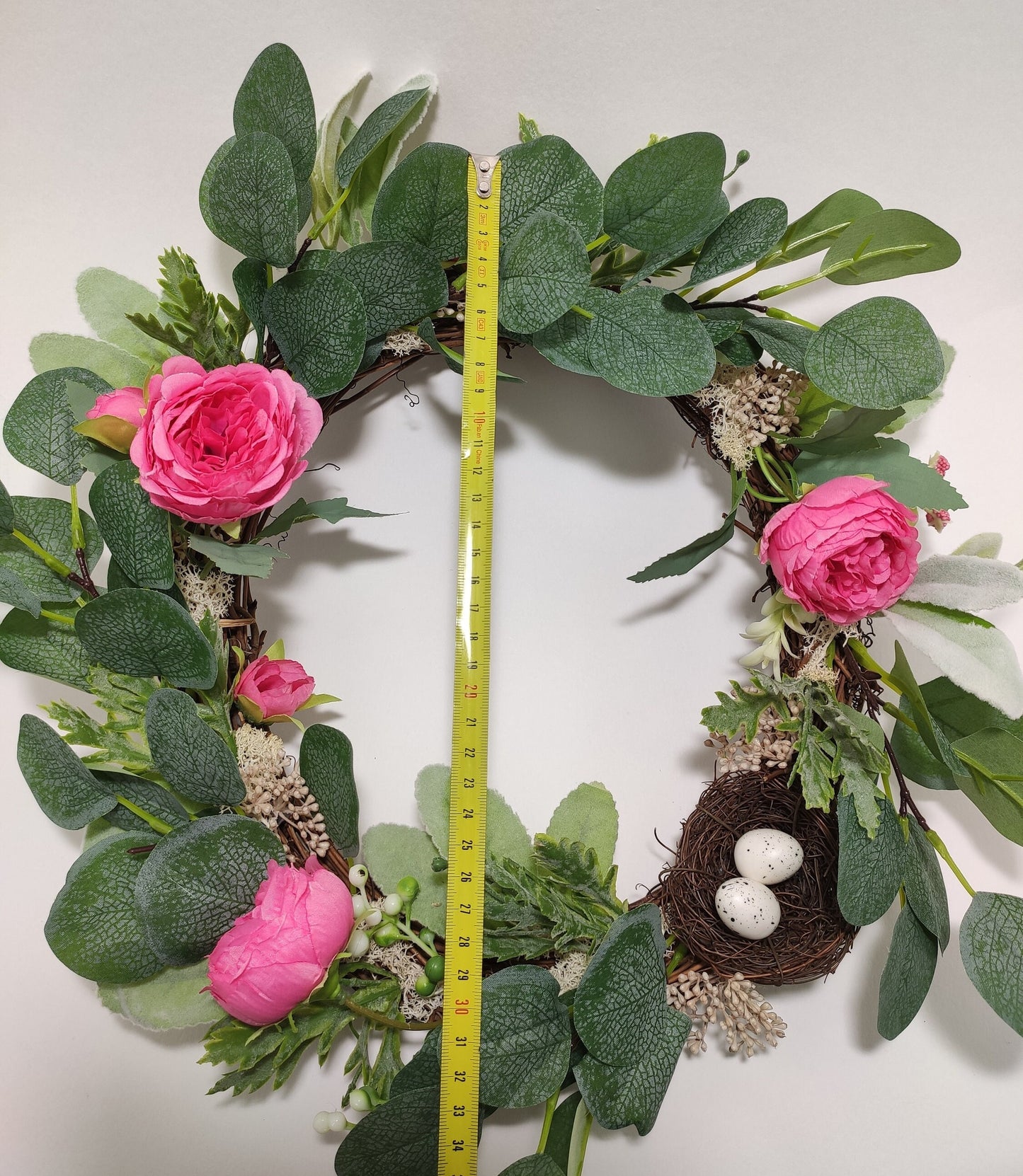 Couronne de porte - Pivoine mon Amour