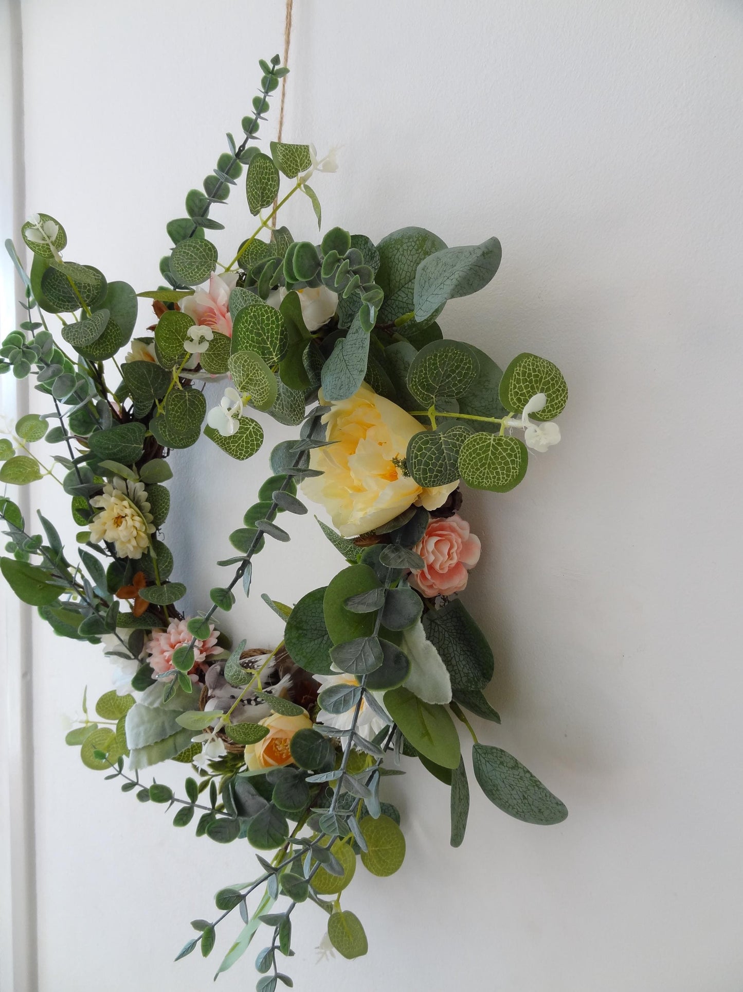 Couronne de porte personnalisée pour Isabelle