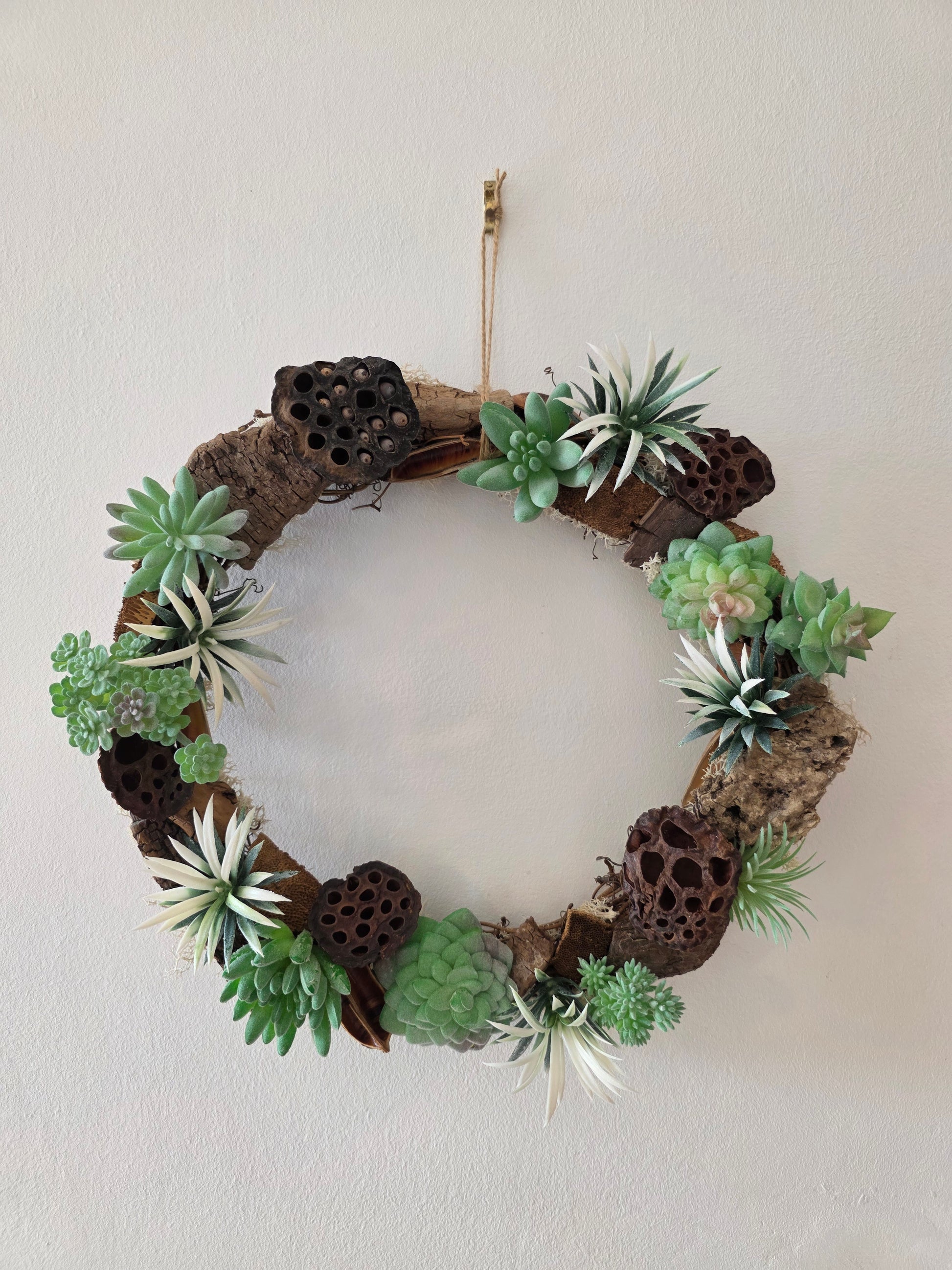Couronne de porte été Jardin Suspendu 