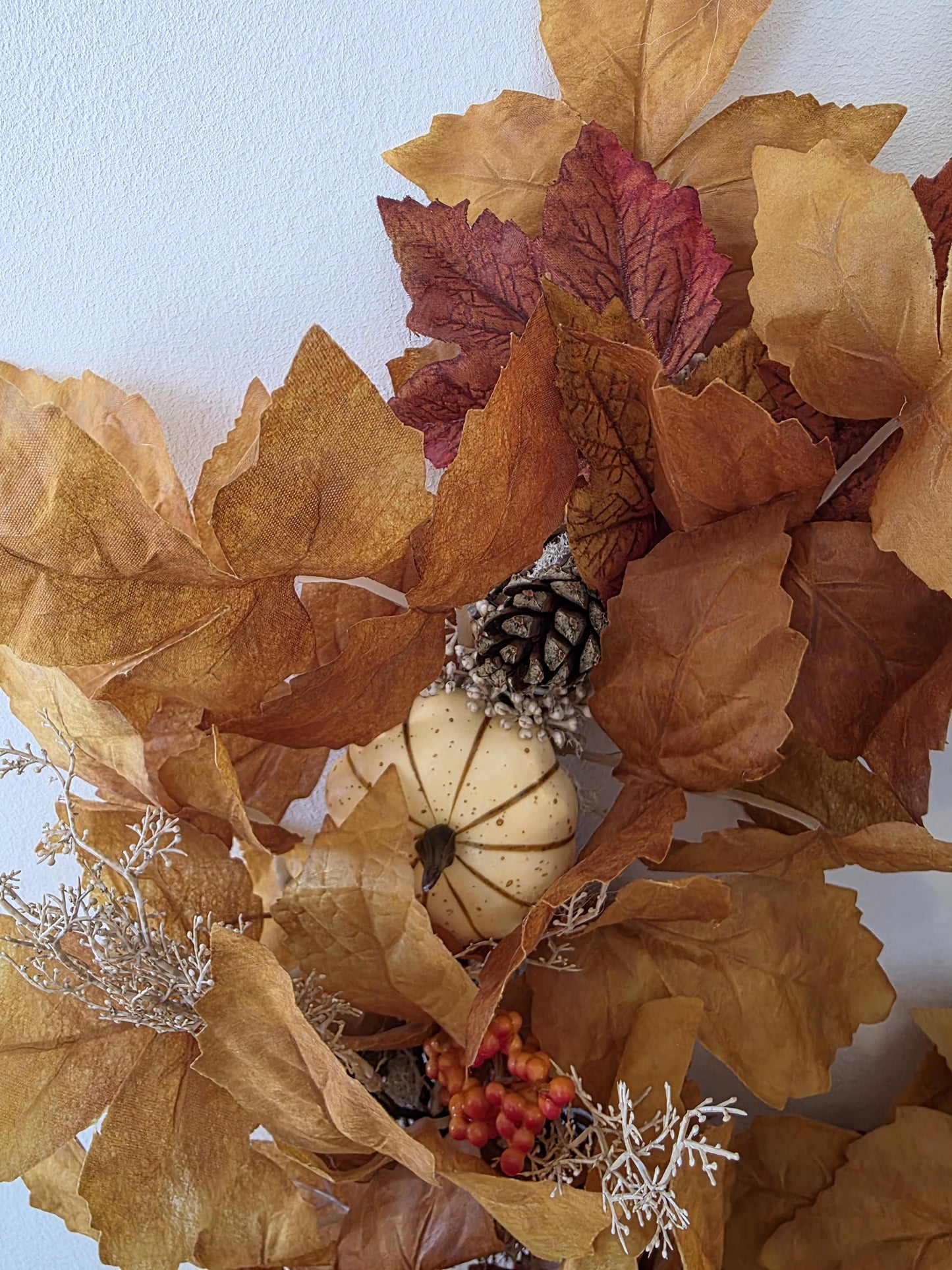 Couronne "Sous le soleil d'automne"