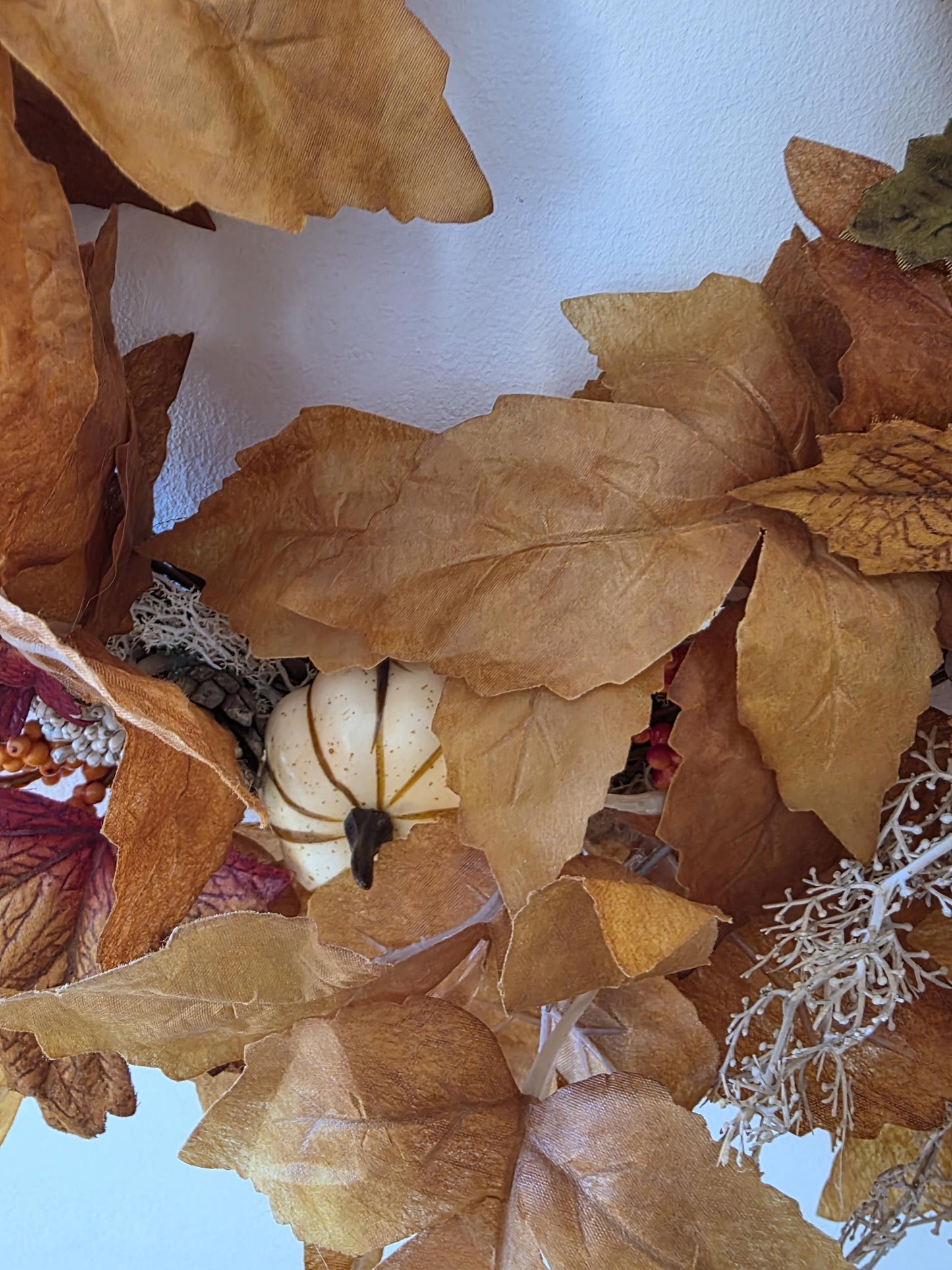 Couronne "Sous le soleil d'automne"