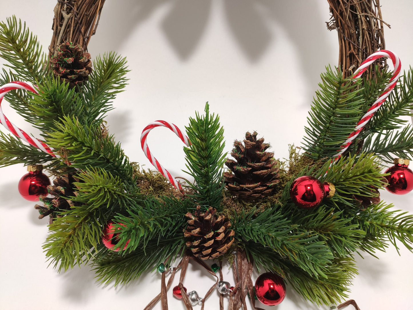 Couronne de Noël "Mon sucre d'orge"