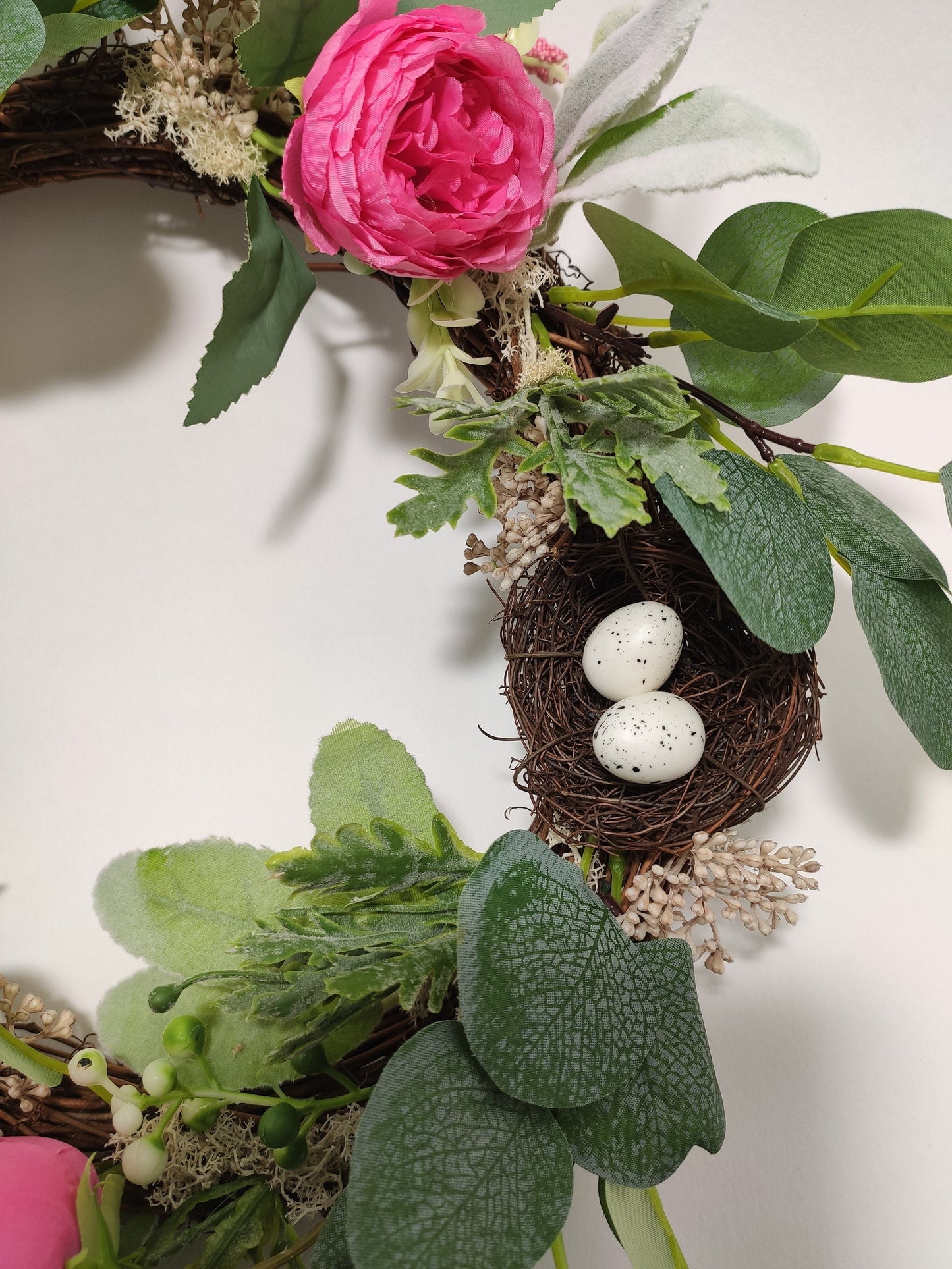 Couronne de porte - Pivoine mon Amour
