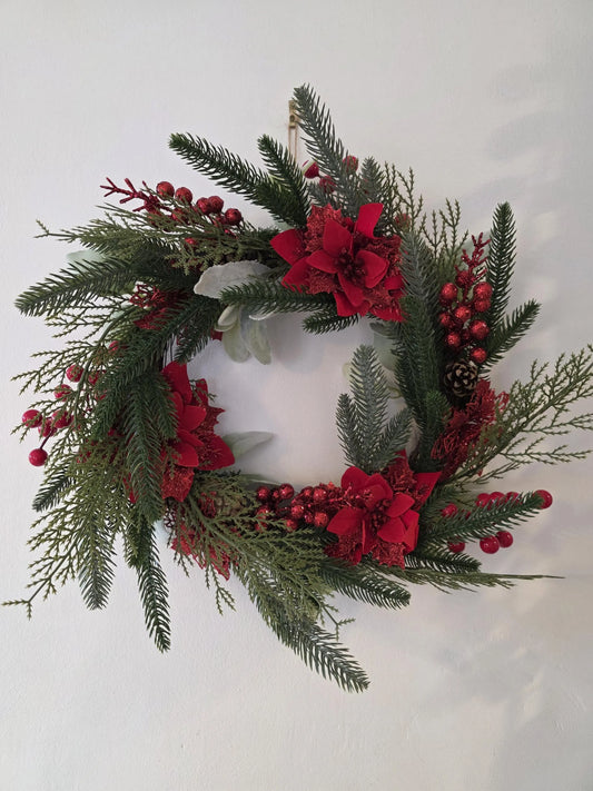 Taylor – Couronne de Noël artisanale unique