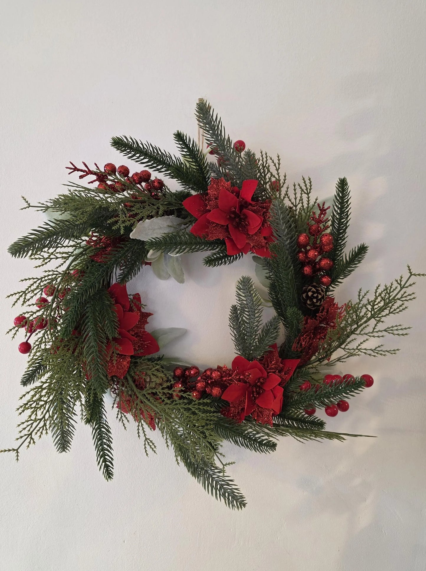 Taylor – Couronne de Noël artisanale unique