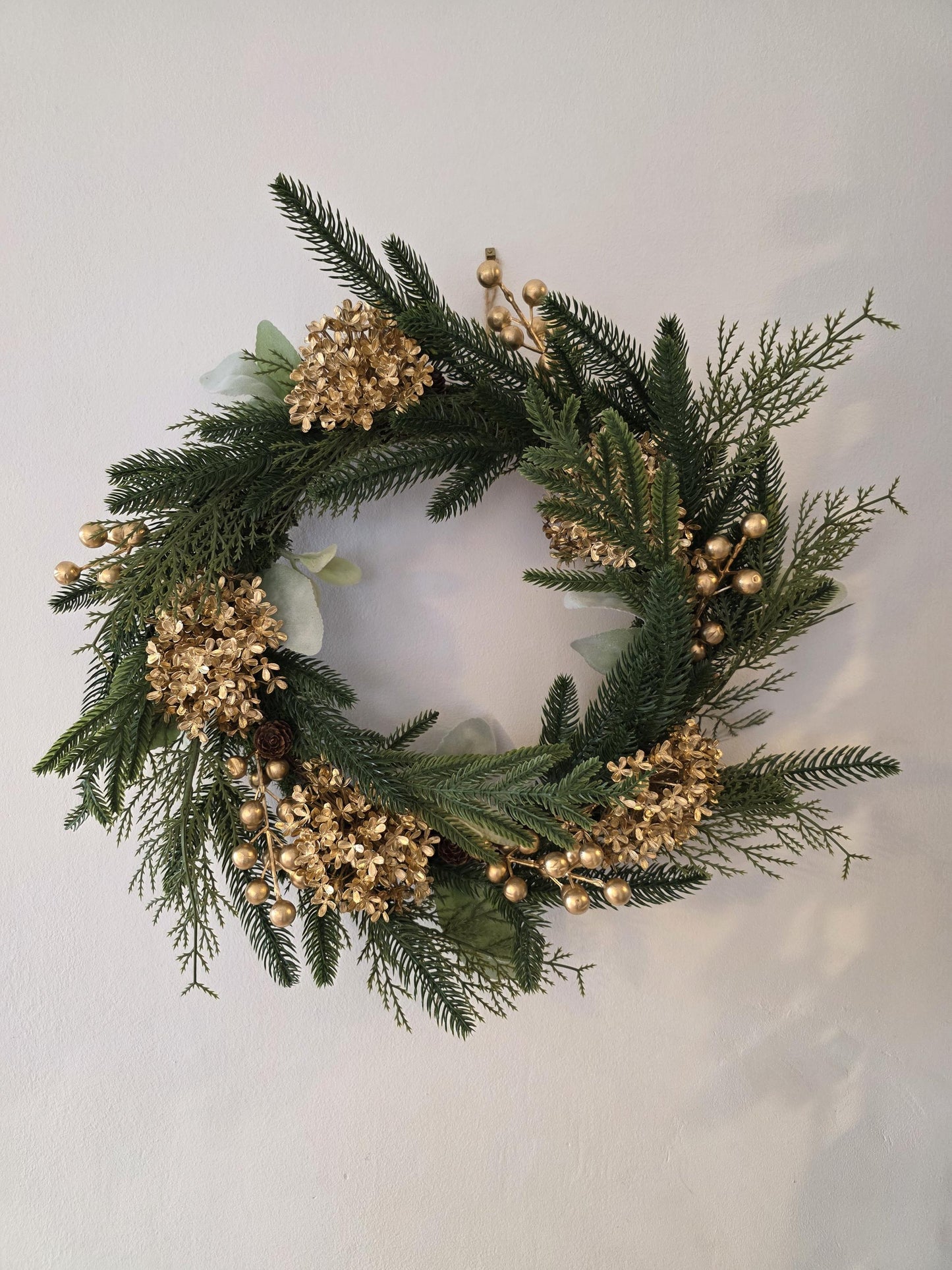 Hortense – Couronne de Noël artisanale unique