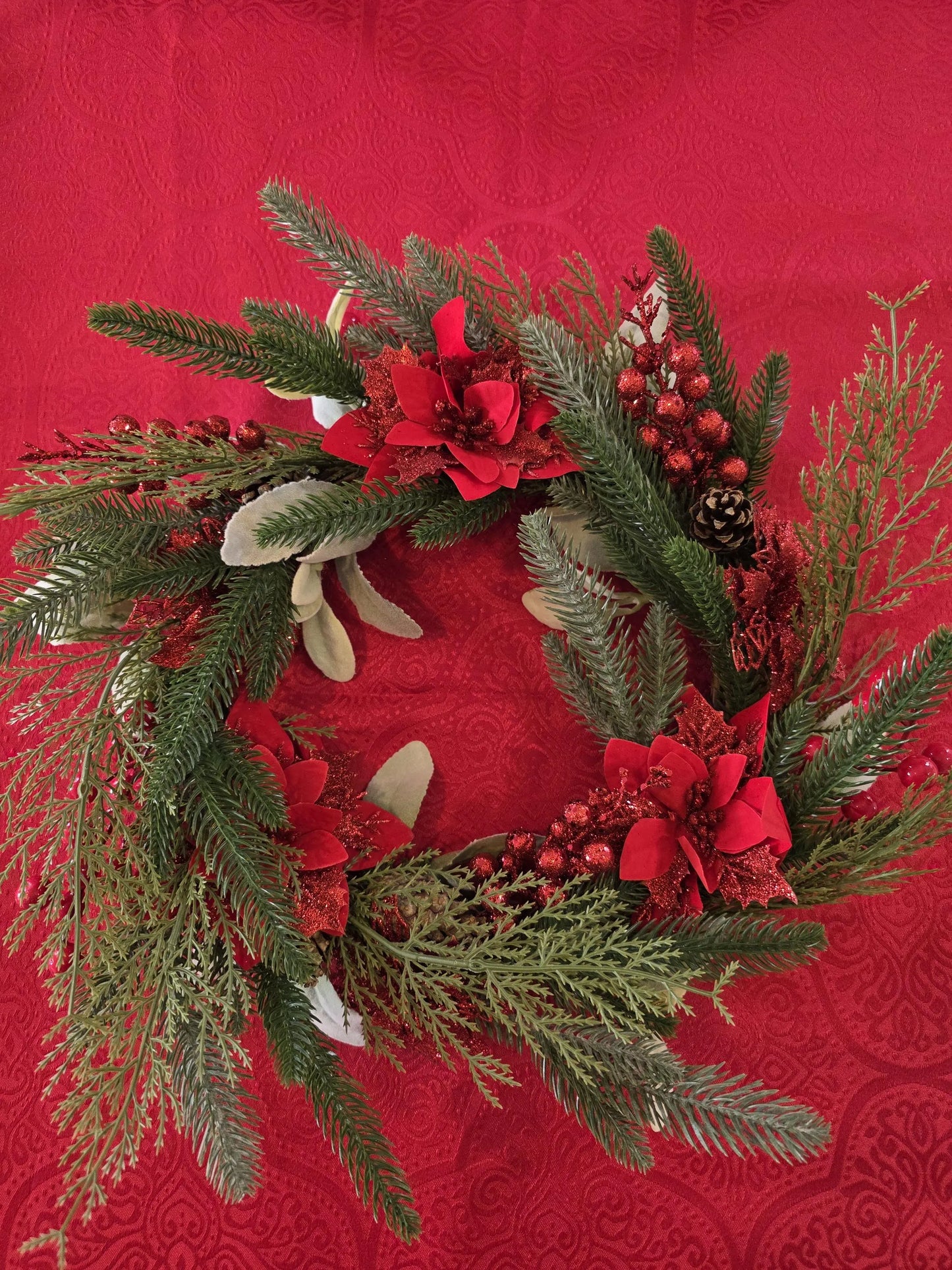 Taylor – Couronne de Noël artisanale unique