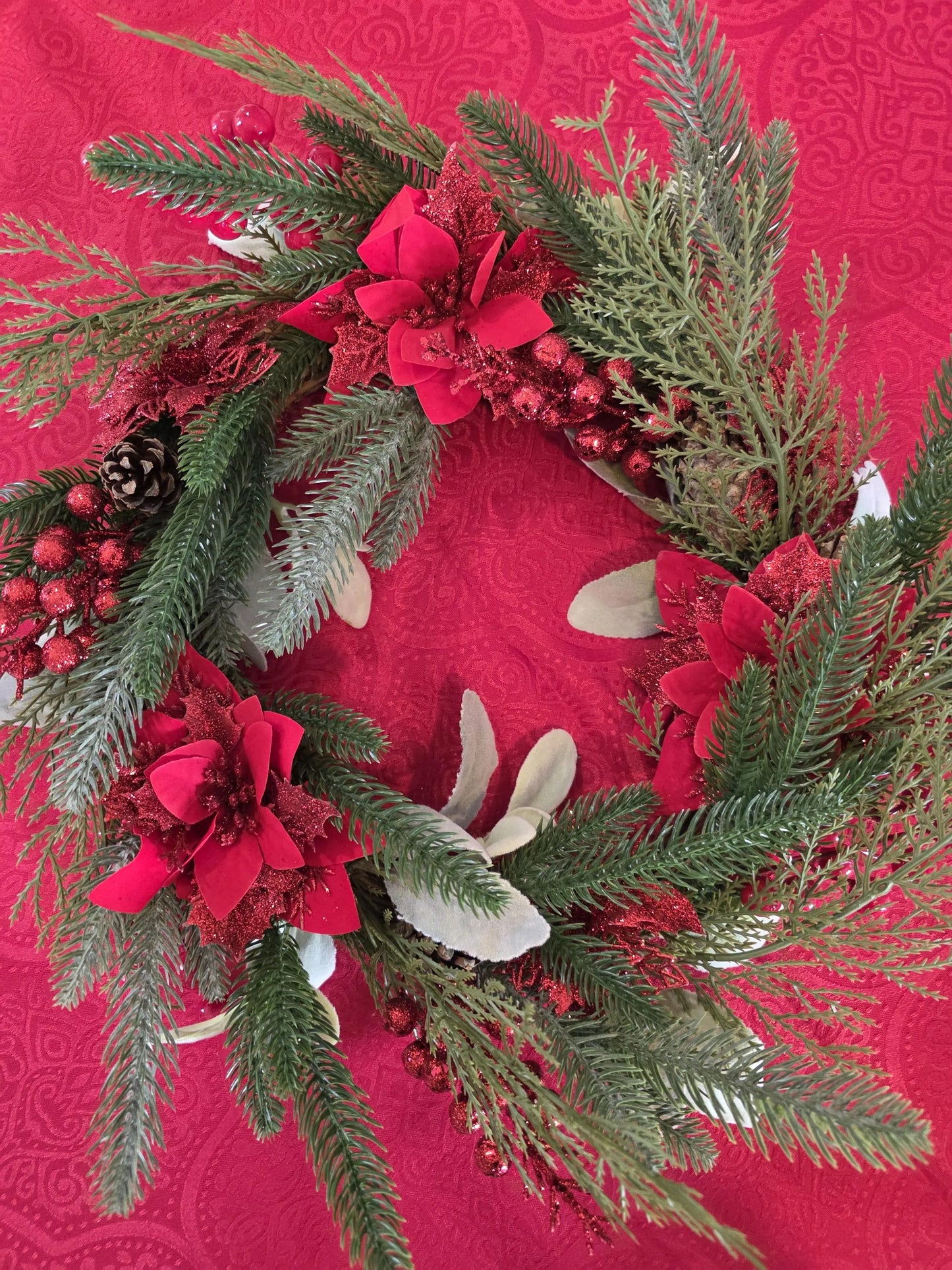 Taylor – Couronne de Noël artisanale unique